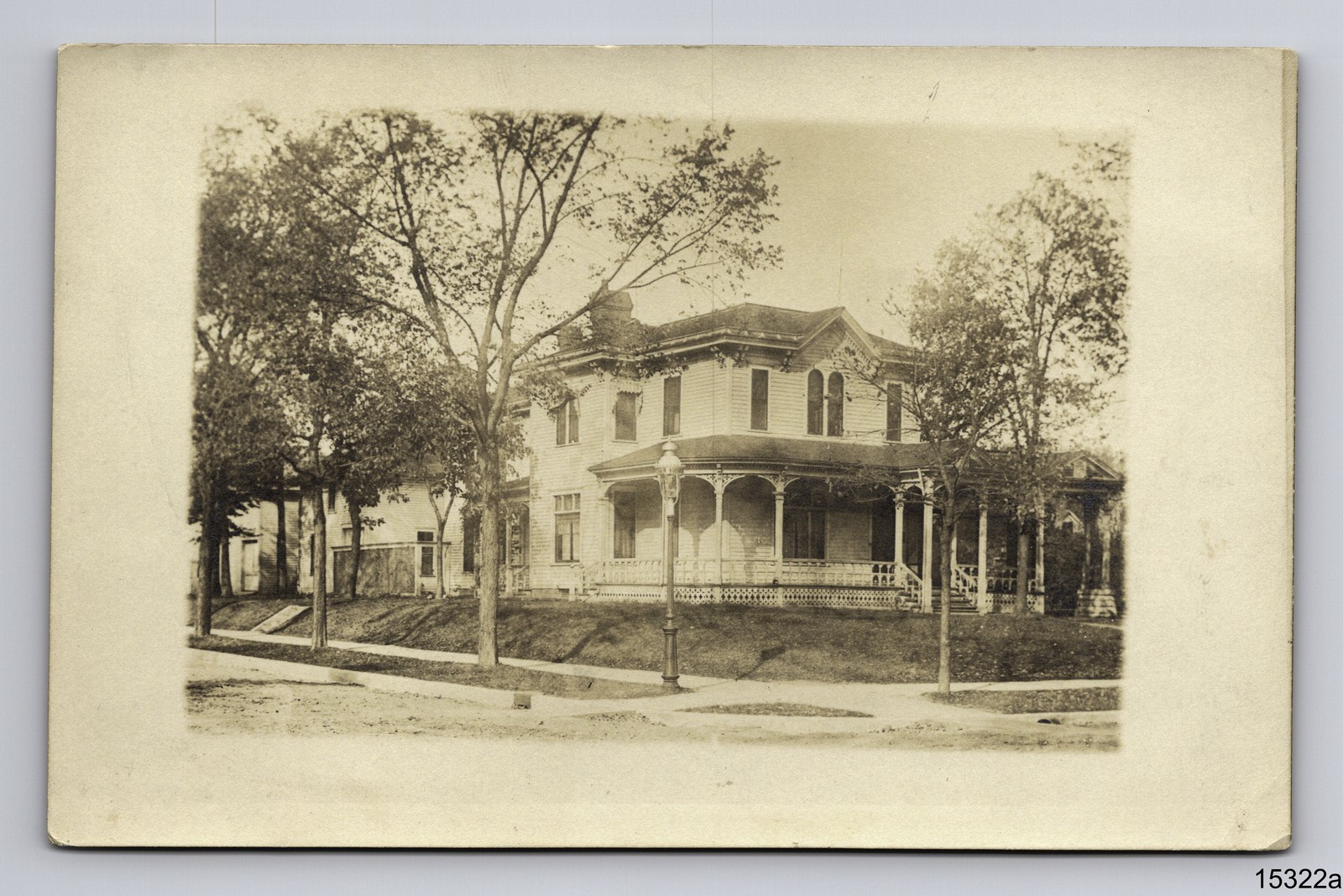 RPPC Large Urban Home Unknown City Real Photo Postcard RPPC Large Urban Home Unknown City Real Photo Postcard