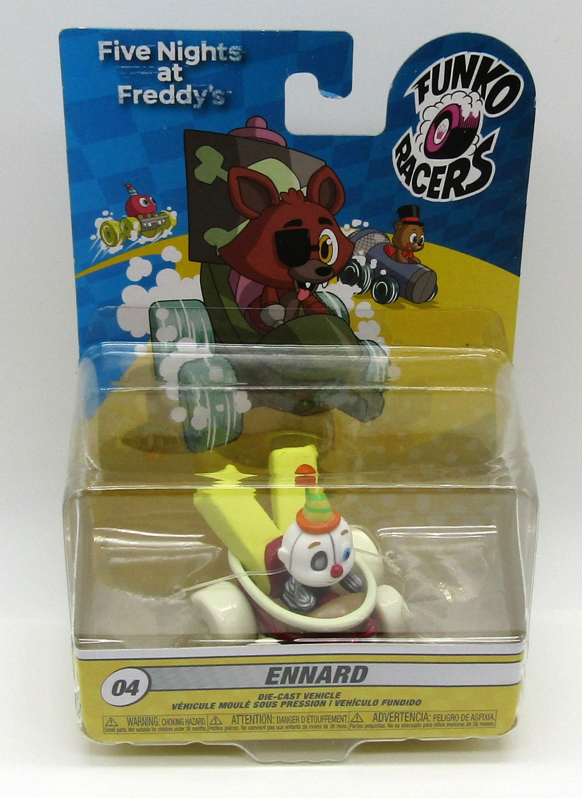 New 2018 Funko Racers Five Nights at Freddy's Ennard 04 Die-Cast Vehicle New 2018 Funko Racers Five Nights at Freddy's Ennard 04 Die-Cast Vehicle