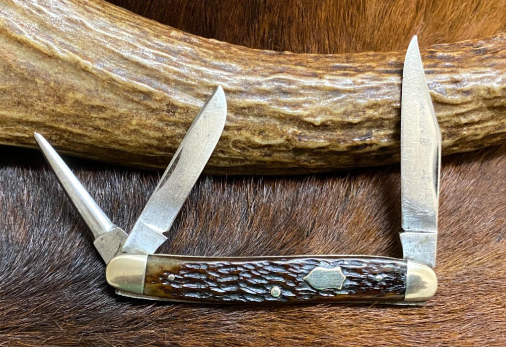 Winchester, Trademark, Made in USA., 3969 Light Premium Stockman, 3 1/4 Winchester, Trademark, Made in USA., 3969 Light Premium Stockman, 3 1/4