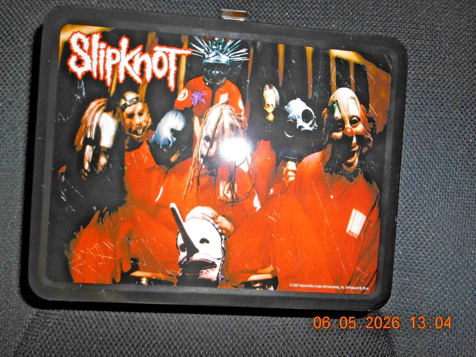 Slipknot Official Lunch Box - 9X7 Size - no thermos - rare/unique item Slipknot Official Lunch Box - 9X7 Size - no thermos - rare/unique item