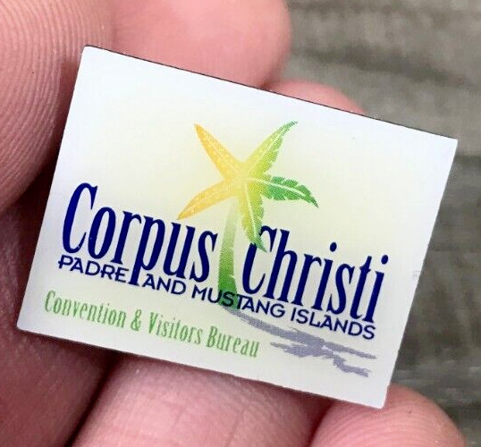 Corpus Christi Padre & Mustang Islands Convention Visitors Bureau Lapel Hat Pin