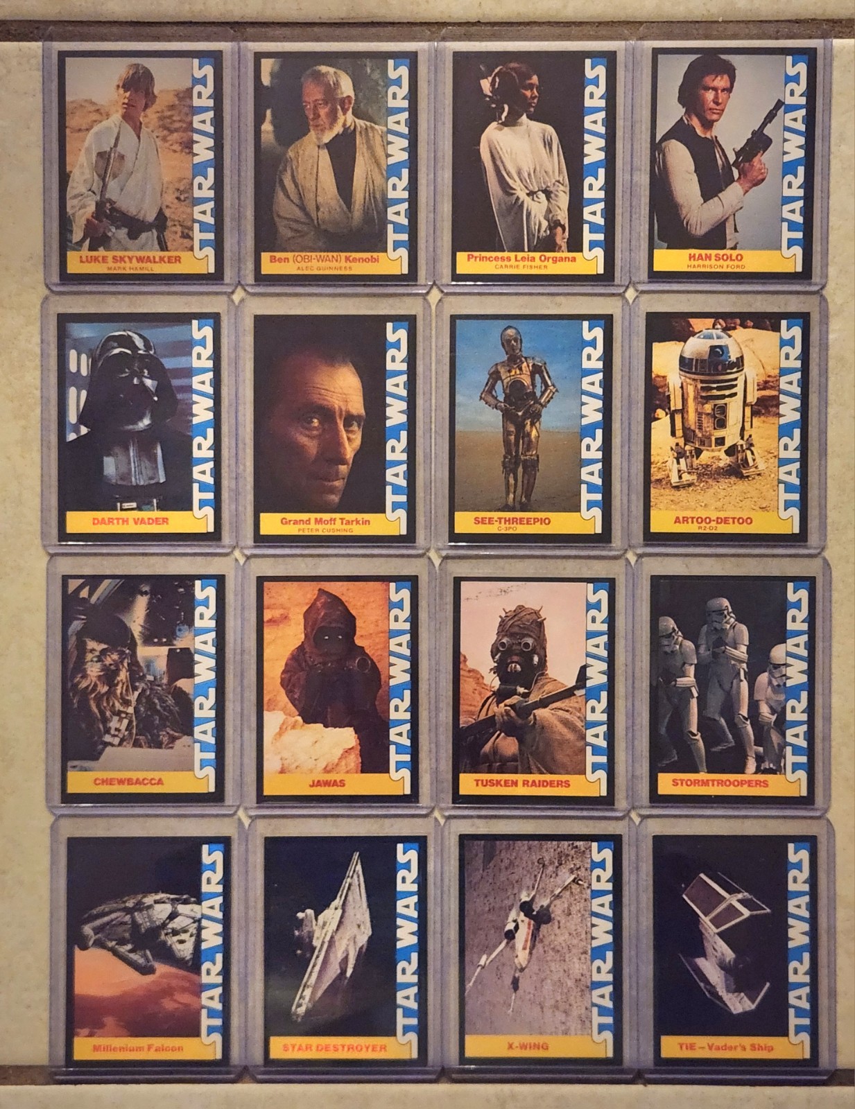 FULL SET: 1977 Star Wars Wonder Bread SPECIAL INSERT PROMO CARDS (#1 - #16) RARE FULL SET: 1977 Star Wars Wonder Bread SPECIAL INSERT PROMO CARDS (#1 - #16) RARE