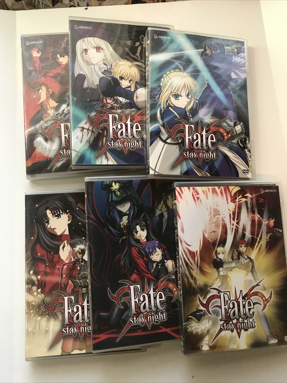 Fate Stay Night Complete Series 1-6 Fate Stay Night Complete Series 1-6