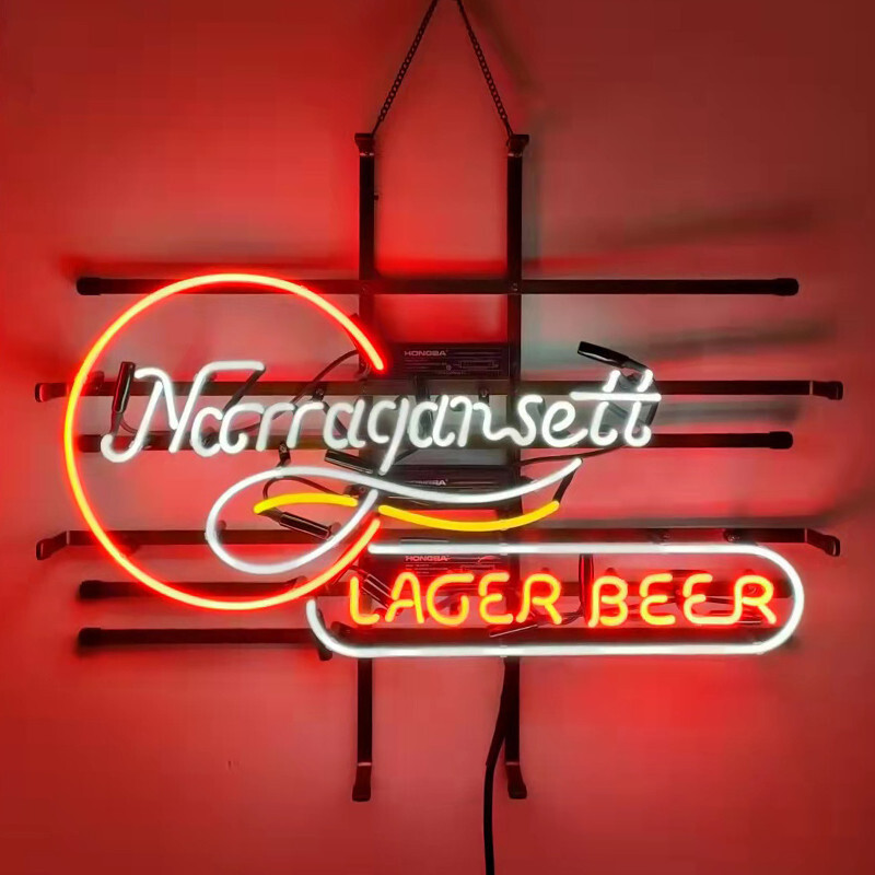 Narragansett Lager Beer Neon Sign 24 Narragansett Lager Beer Neon Sign 24