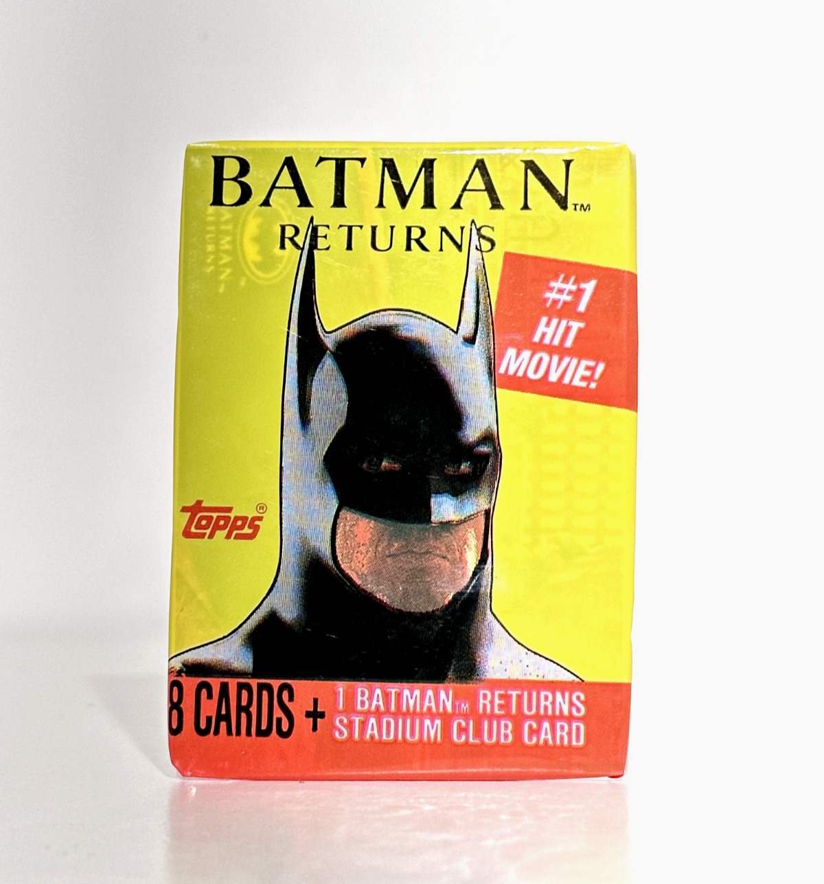 (1) 1991 Topps Batman Returns Movie Sealed Trading Card Pack, 8 Cards