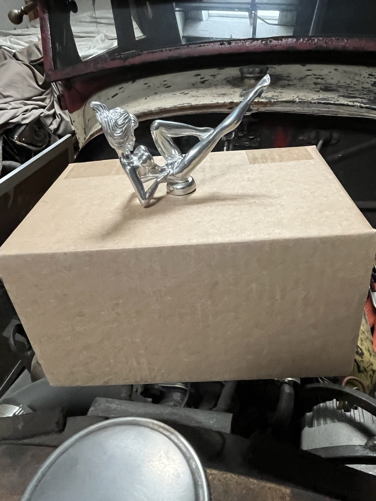 rare sexy Girl Stripper Great For ratrod car hood ornament  motorcycle fender rare sexy Girl Stripper Great For ratrod car hood ornament  motorcycle fender