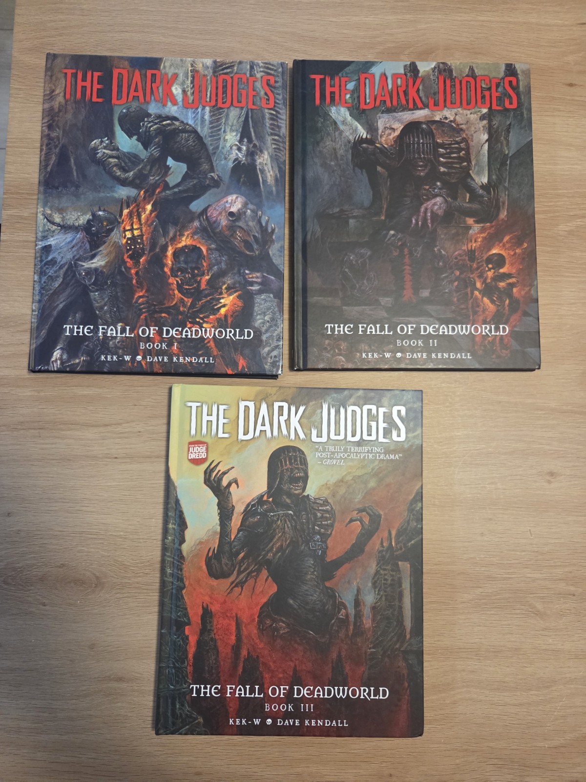 The Dark Judges - The Fall Of Deadworld, Books I, II & III ( 1, 2 & 3) Dredd The Dark Judges - The Fall Of Deadworld, Books I, II & III ( 1, 2 & 3) Dredd