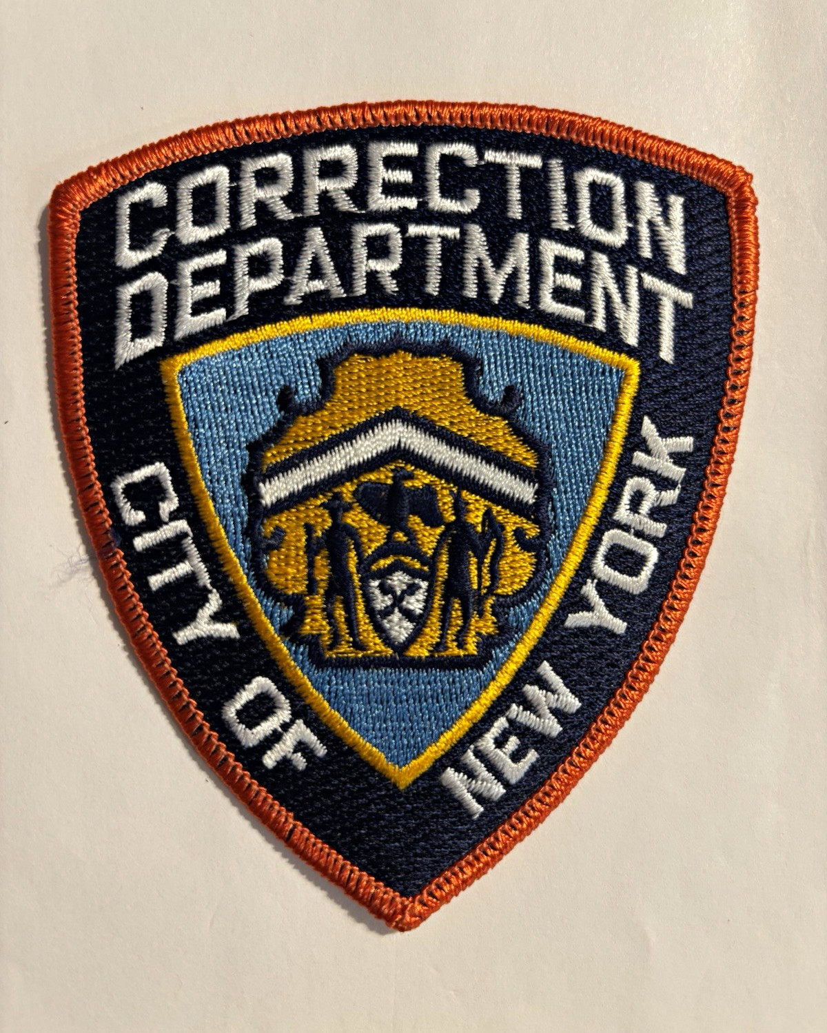 City of New York Correction Department Patch City of New York Correction Department Patch
