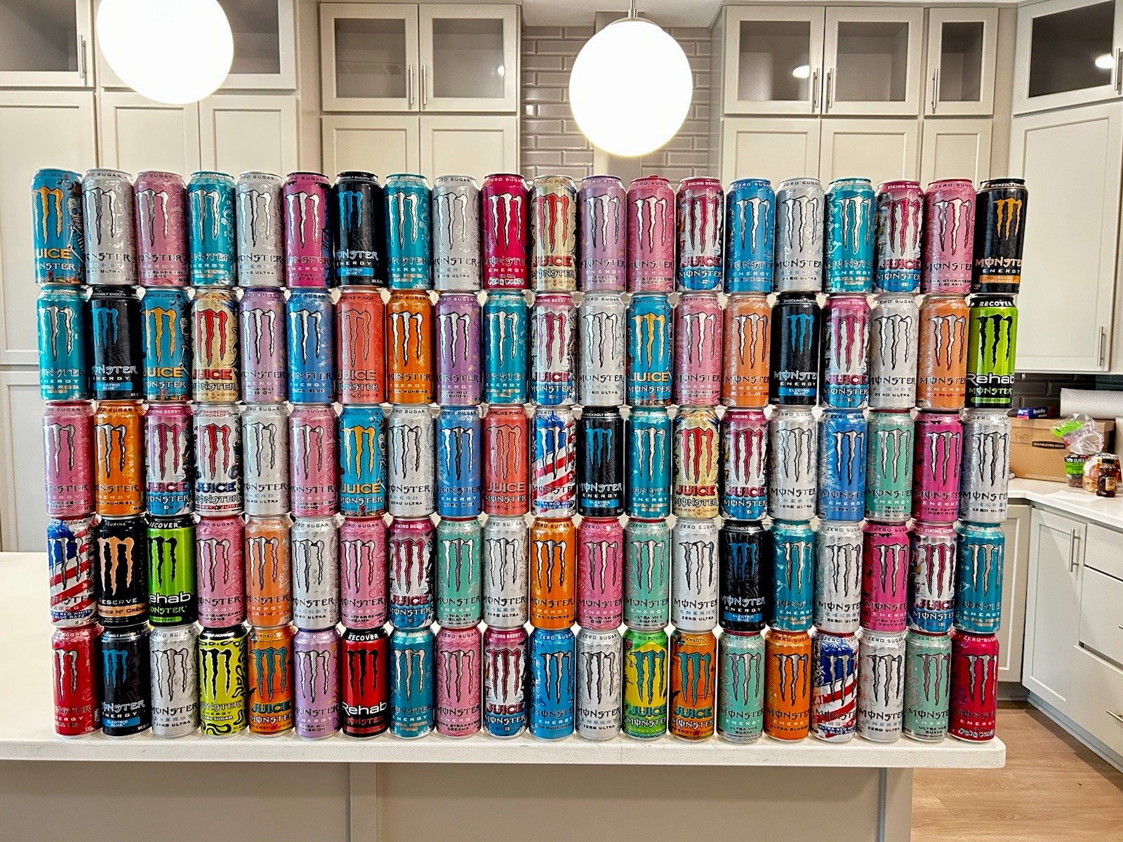 100 Empty Monster Cans Collection- Rare Assorted Lot- Collectibles 100 Empty Monster Cans Collection- Rare Assorted Lot- Collectibles