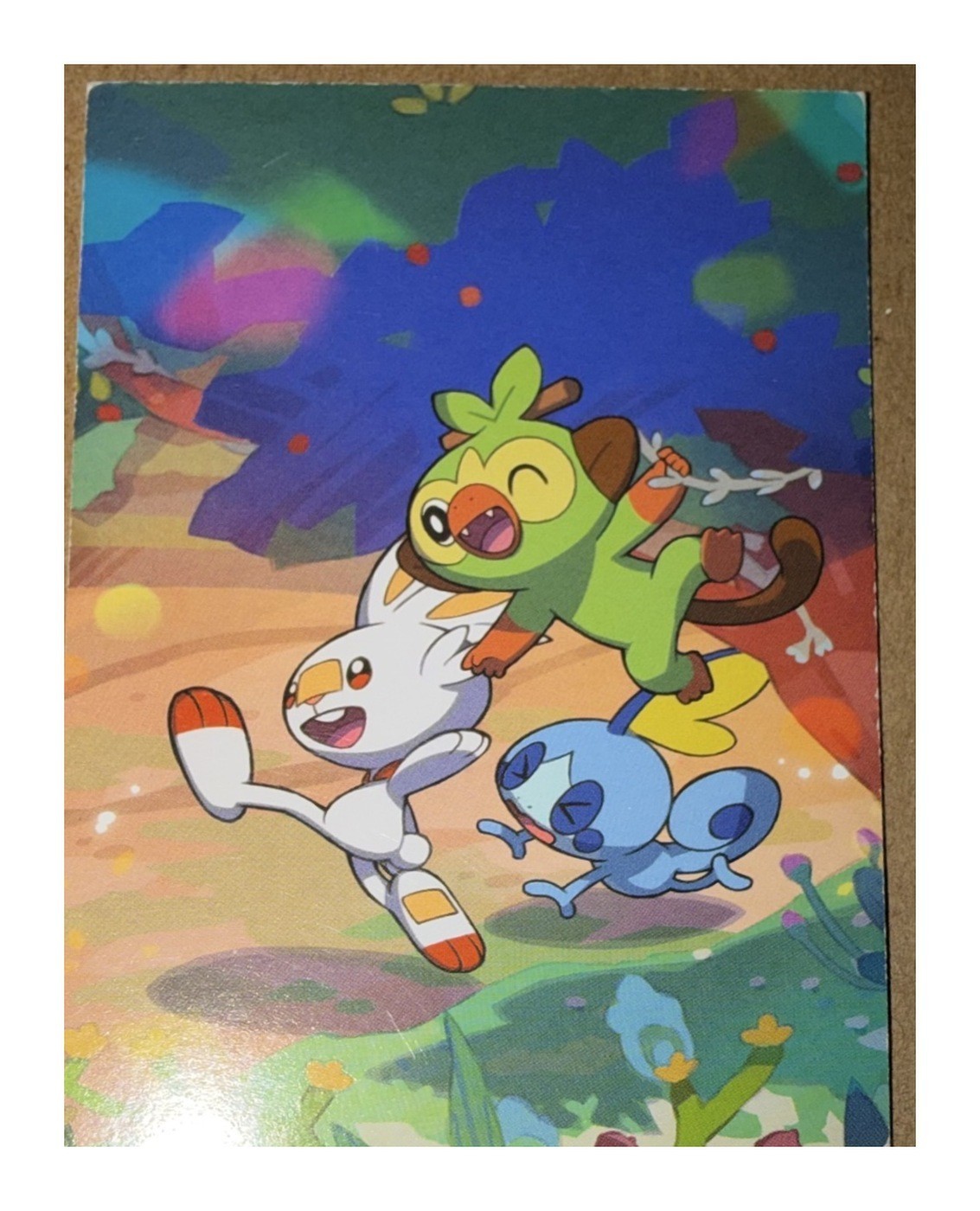 Pokemon Art Card Grookey Scorbunny Sobble Pokemon Art Card Grookey Scorbunny Sobble