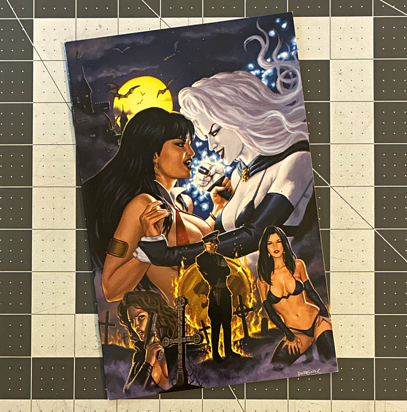 Vampirella Vs Lady Death: The End Ashcan Limited 1st Print Harris 2000 Vampirella Vs Lady Death: The End Ashcan Limited 1st Print Harris 2000