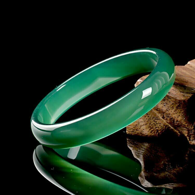 Fashion Natural Ice Chrysoprase Agate Gem Heal Bracelet- 56-66mm Fashion Natural Ice Chrysoprase Agate Gem Heal Bracelet- 56-66mm