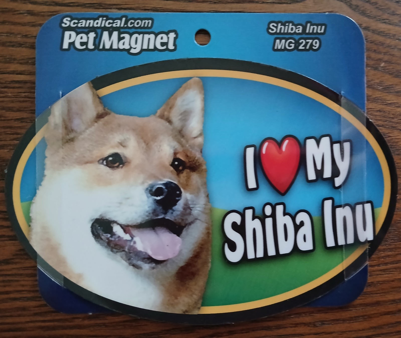 Scandical I Love My Dog Laminated Car Pet Magnet 4 Scandical I Love My Dog Laminated Car Pet Magnet 4