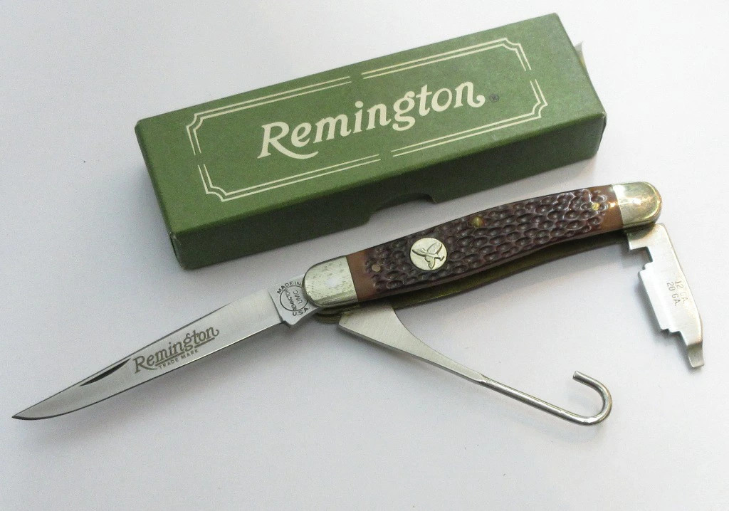 Remington R-1 Bird Knife Resin Handle USA Made F-671