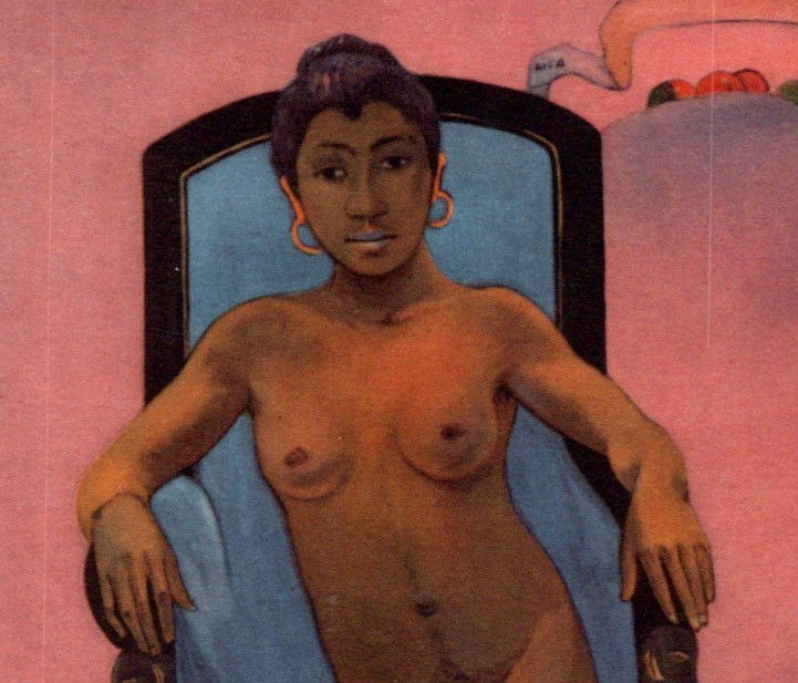 Vintage Postcard Paul Gauguin Annah The Javanese Aita Parari Printed France