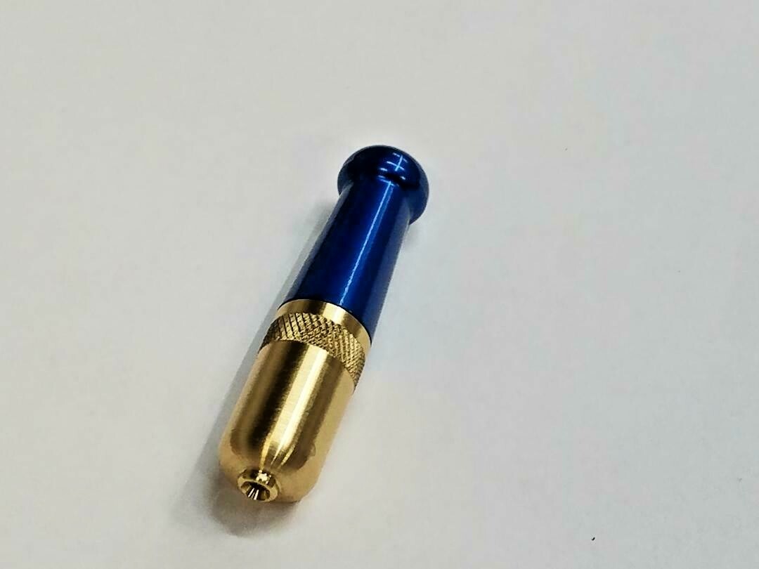 BRASS / BLUE ZEPPELIN PIPE* MADE IN USA* SNEAK A TOKE *HIGH QUALITY * SOLID BRASS / BLUE ZEPPELIN PIPE* MADE IN USA* SNEAK A TOKE *HIGH QUALITY * SOLID