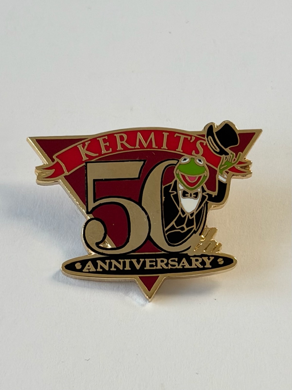 DA - Kermit\'s 50th Anniversary (Jumbo) 2006 Muppets LE 100 Disney Pin H9 DA - Kermit\'s 50th Anniversary (Jumbo) 2006 Muppets LE 100 Disney Pin H9