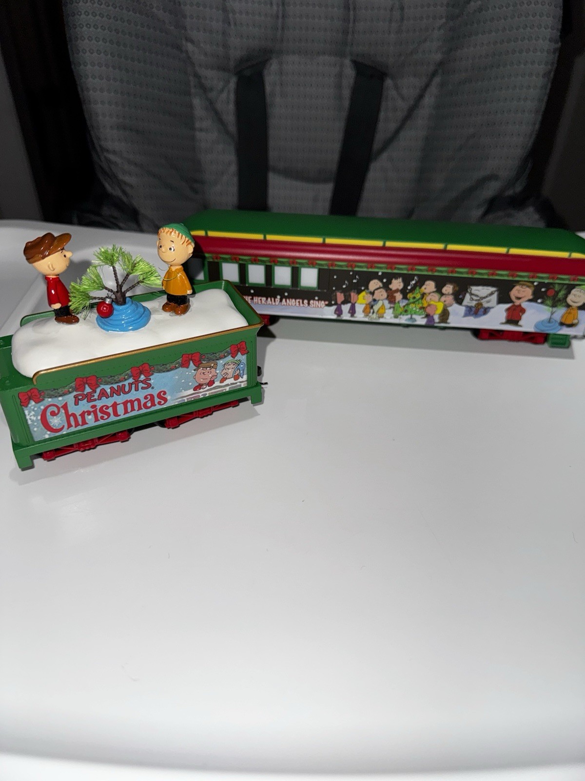 Peanuts Christmas Coal Car and “Hark The Herald Angels Sing Peanuts Christmas Coal Car and “Hark The Herald Angels Sing