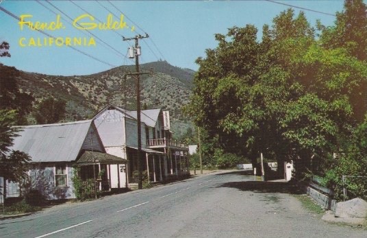 Downtown Street Scene-FRENCH GULCH, California Downtown Street Scene-FRENCH GULCH, California