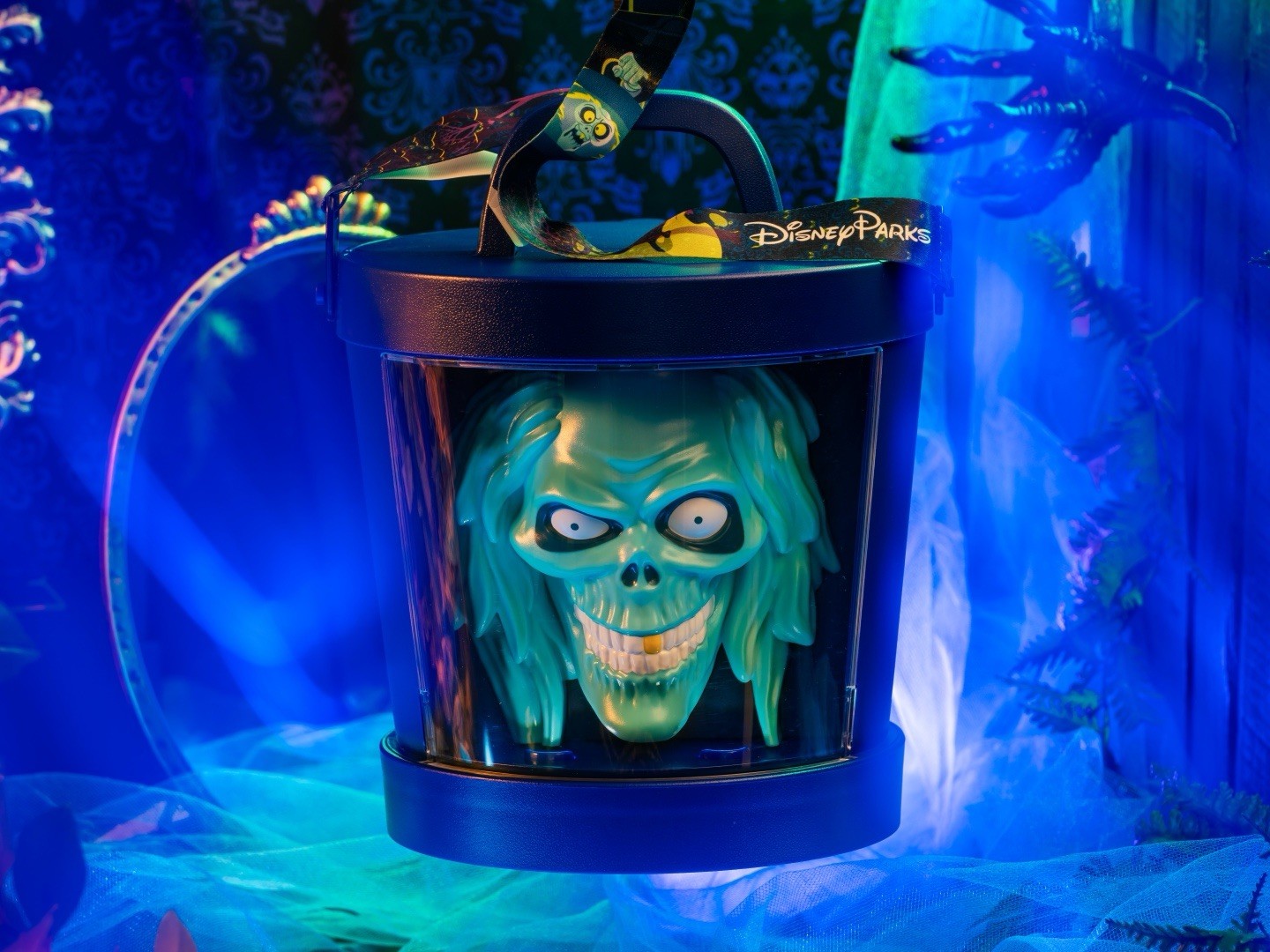 2026 Disney Parks Halloween Haunted Mansion Hatbox Ghost Popcorn Bucket 2026 Disney Parks Halloween Haunted Mansion Hatbox Ghost Popcorn Bucket