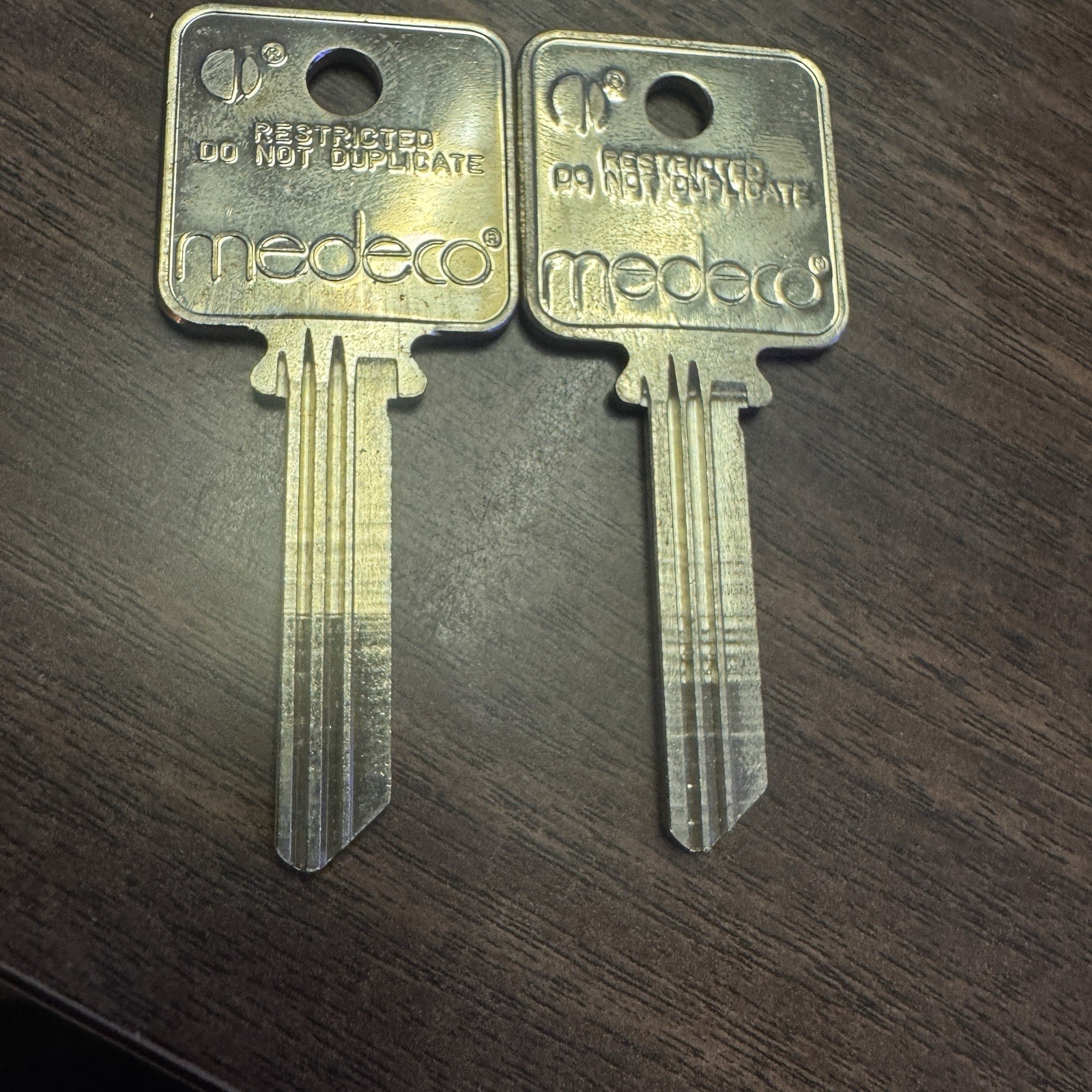 TWO KEY BLANKS FIT MEDECO LOCKS #A1638 BIAXIAL G3 KEYWAY 6-PIN TWO KEY BLANKS FIT MEDECO LOCKS #A1638 BIAXIAL G3 KEYWAY 6-PIN