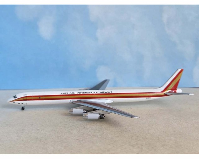 American International DC-8-63F N815CK 1:400 Scale Aeroclassics AC411489