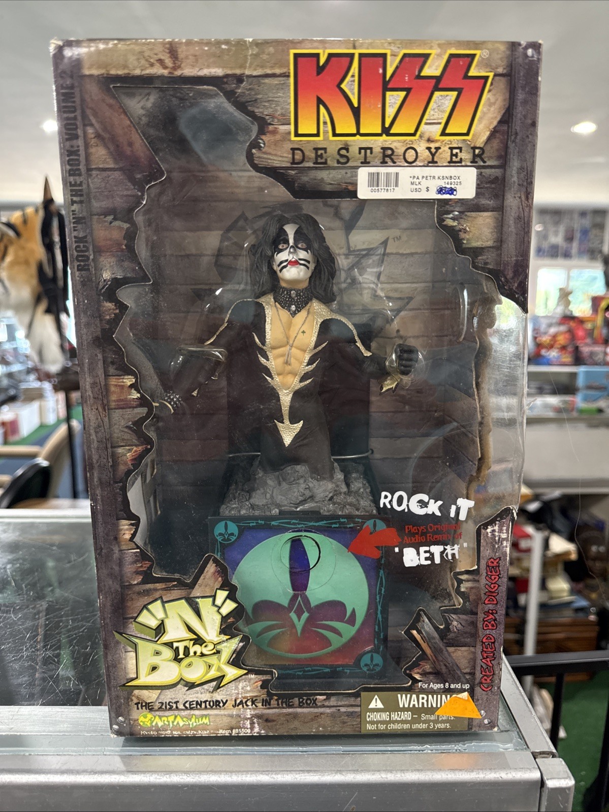 KISS Destroyer Peter Criss The Cat 'N The Box Volume 2 Action Figure KISS Destroyer Peter Criss The Cat 'N The Box Volume 2 Action Figure