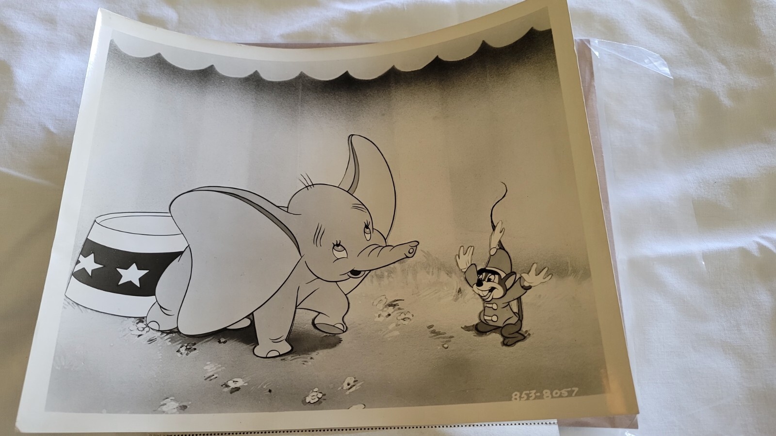 1955 Disneyland Dumbo TV debut on ABC - promo press photo original Disney 1950's 1955 Disneyland Dumbo TV debut on ABC - promo press photo original Disney 1950's