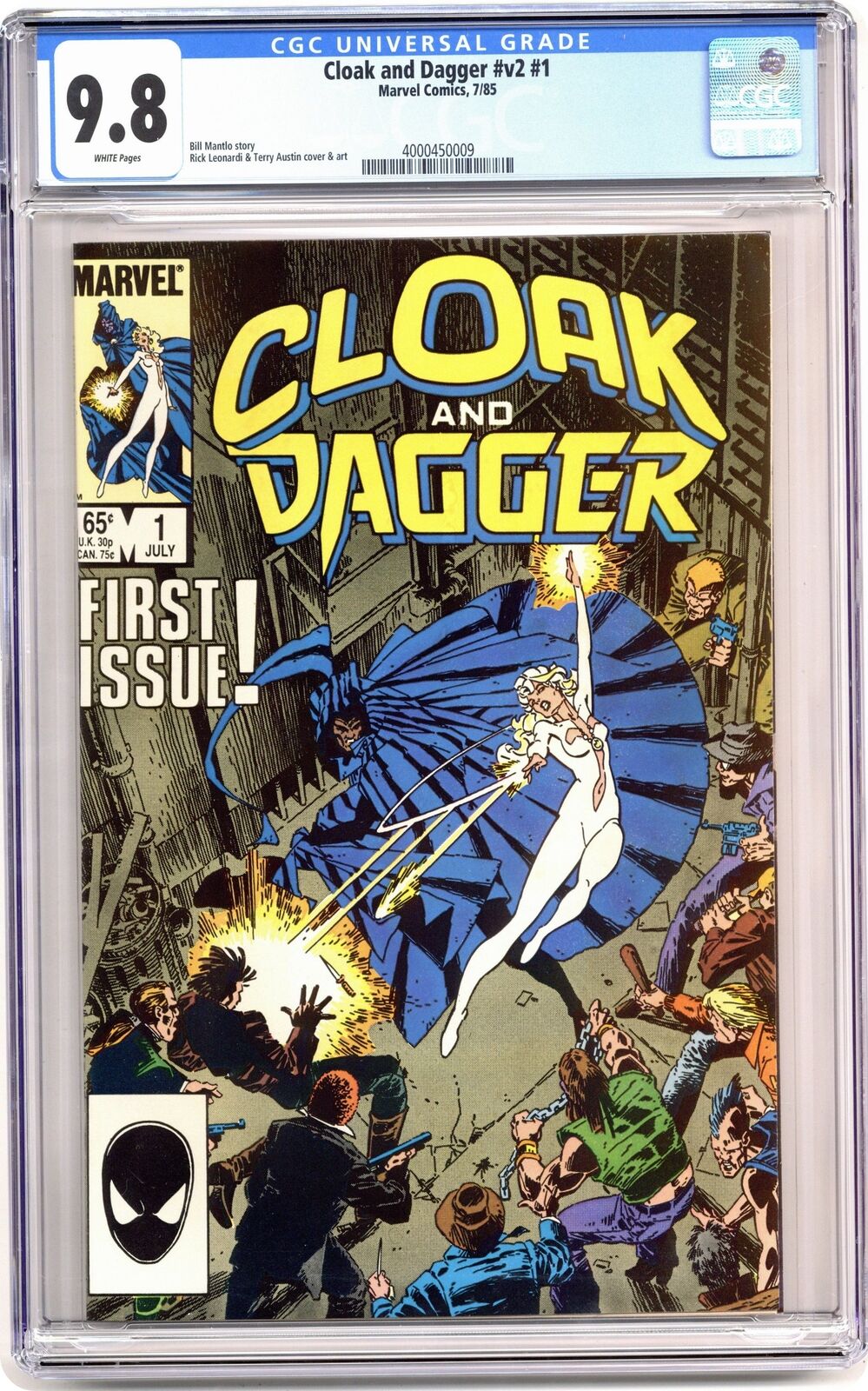 Cloak and Dagger #1 CGC 9.8 1985 4000450009