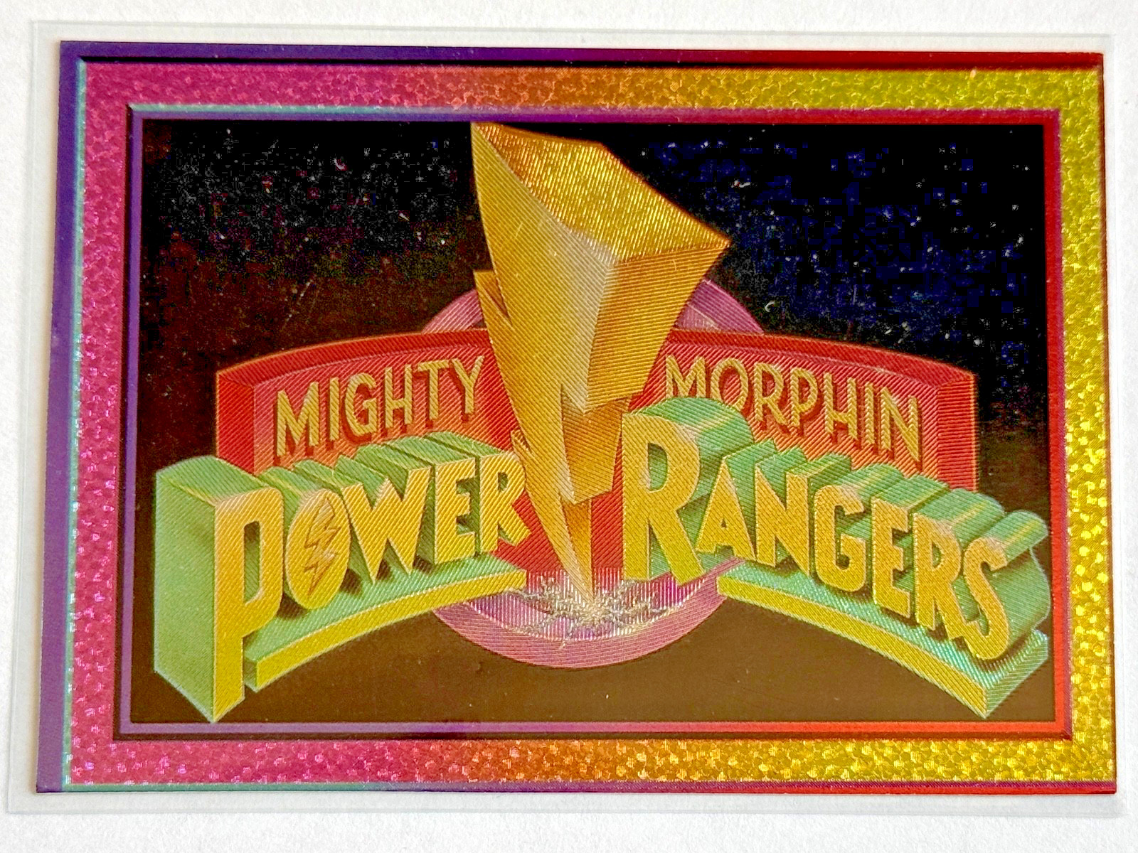 MIGHTY MORPHIN POWER RANGERS 1994 SERIES 1 HOBBY FOIL MIGHTY MORPHIN POWER RANGERS 1994 SERIES 1 HOBBY FOIL