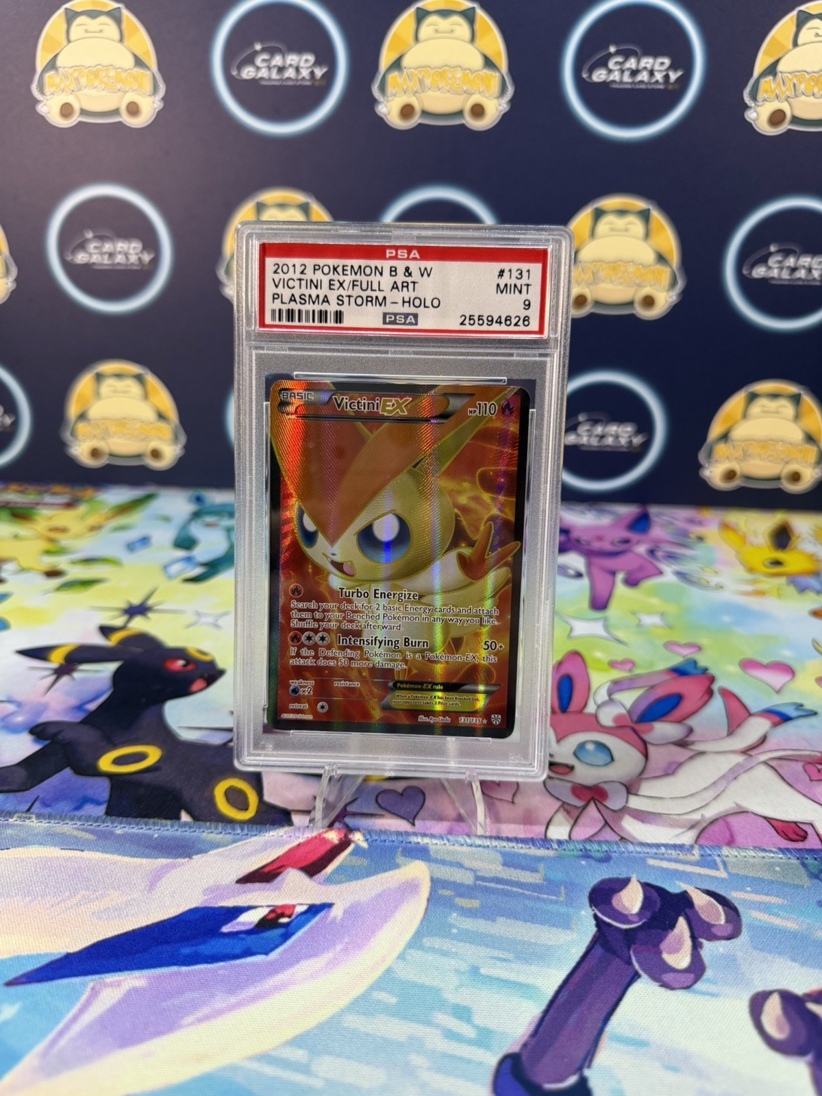 2013 POKEMON BLACK & WHITE PLASMA STORM #131 FULL ART/VICTINI EX PSA 9 MINT 2013 POKEMON BLACK & WHITE PLASMA STORM #131 FULL ART/VICTINI EX PSA 9 MINT
