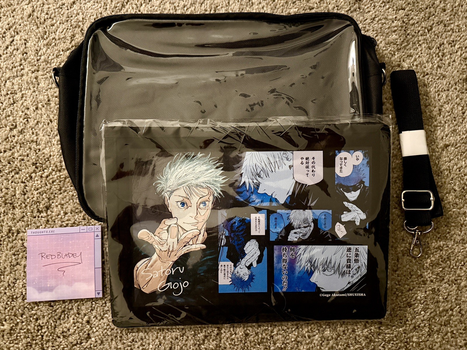 Jujutsu Kaisen Satoru Gojo Jump Shop Birthday 2023 Sholder Bag - New w/o Charm