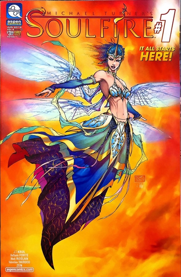 Michael Turner\'s Soulfire #1 (2019) Aspen Comics Michael Turner\'s Soulfire #1 (2019) Aspen Comics