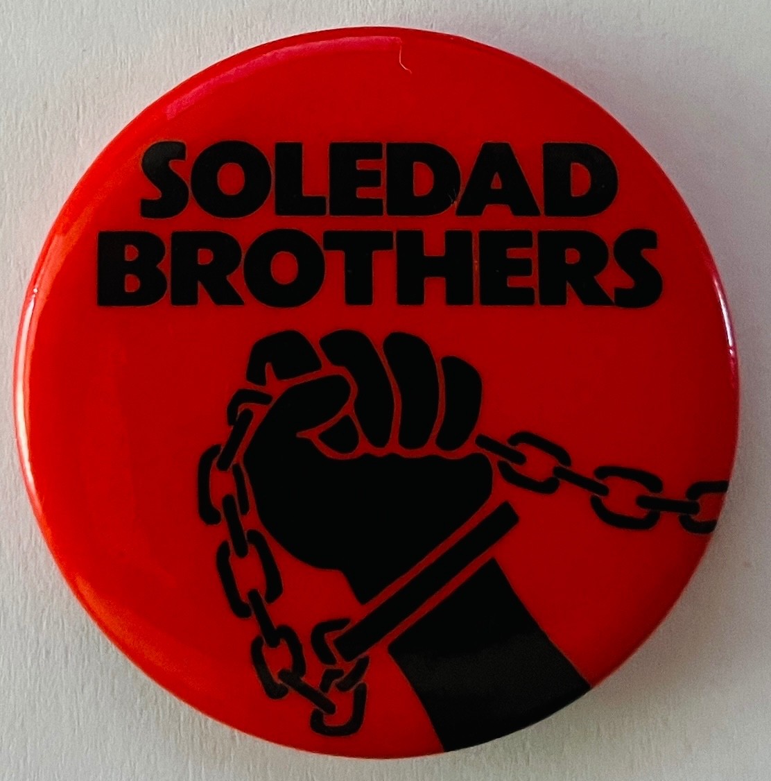 Soledad Brothers 1970 button George Jackson 3 Black Inmates Political Prisoners Soledad Brothers 1970 button George Jackson 3 Black Inmates Political Prisoners