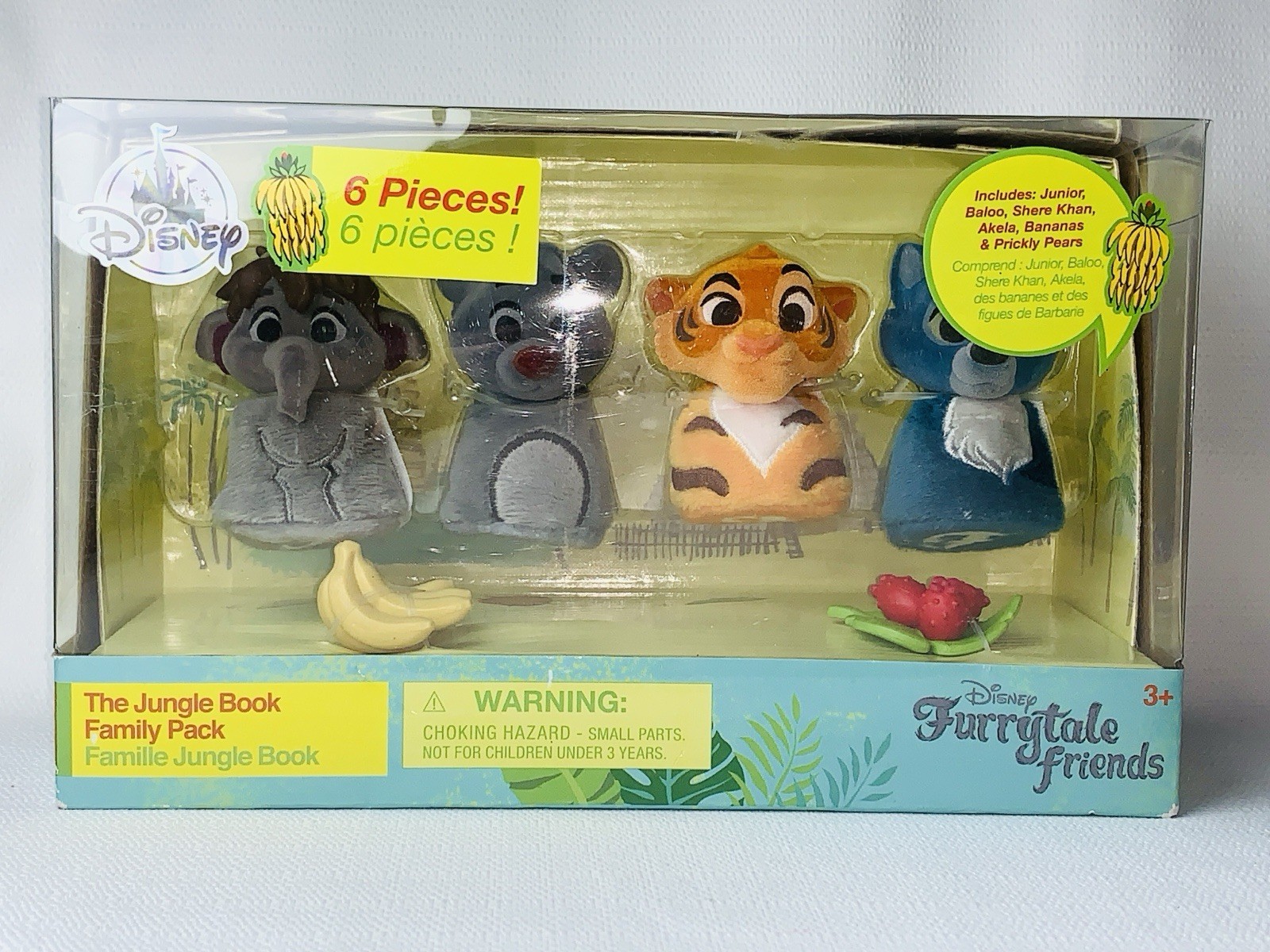 The Jungle Book Disney Furry Tale Friends Family Pack Figures 6-piece Set NEW The Jungle Book Disney Furry Tale Friends Family Pack Figures 6-piece Set NEW