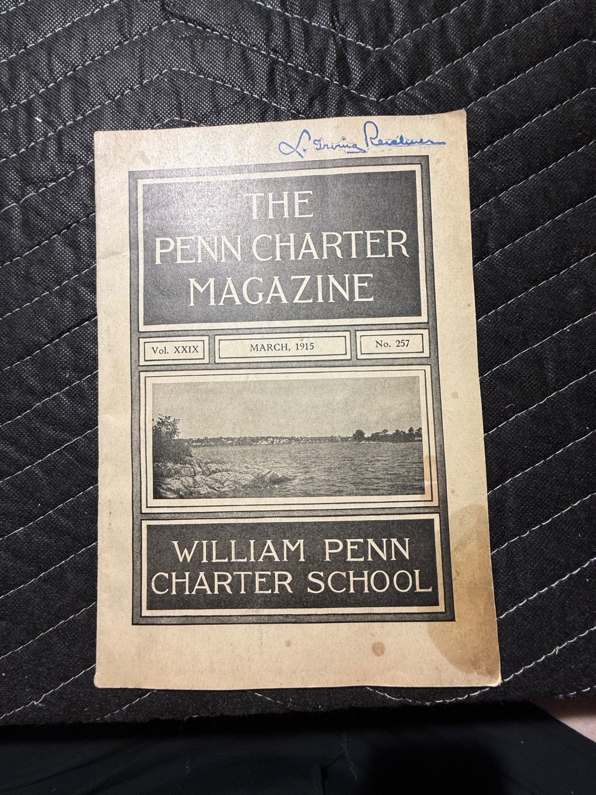 Vintage Penn Charter Magazine 1915 Vintage Penn Charter Magazine 1915
