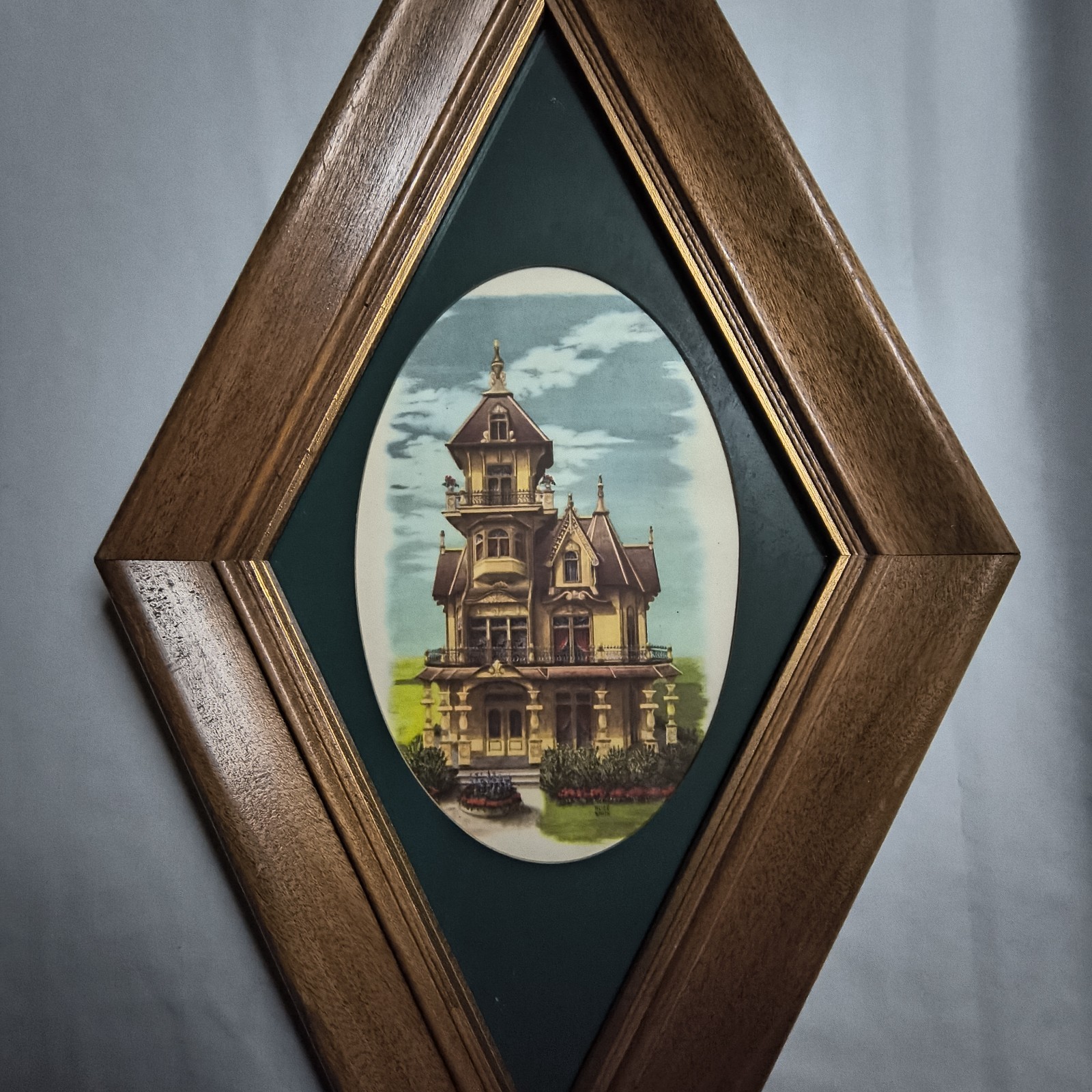 Diamond Framed Alice Smith Art Print Of The Carson Mansion In Eureka California Diamond Framed Alice Smith Art Print Of The Carson Mansion In Eureka California