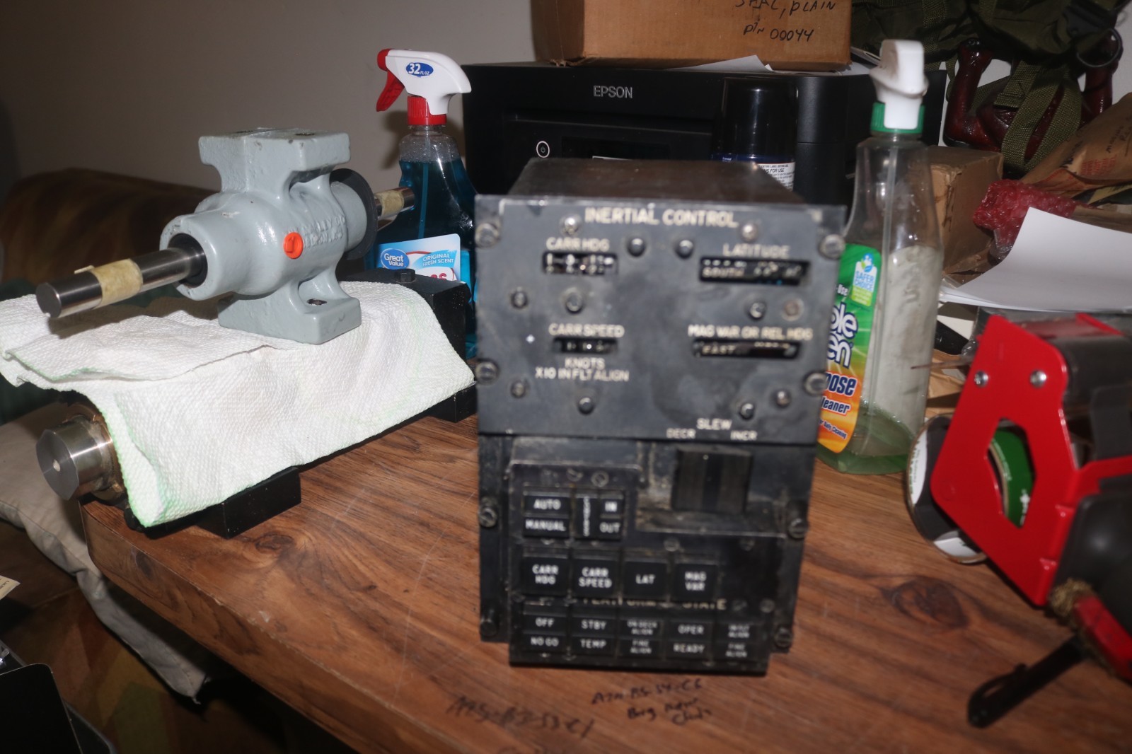 Nice shape Vietnam era A-6 Intruder ASN-36 / C-3670 Intertial Navigation control Nice shape Vietnam era A-6 Intruder ASN-36 / C-3670 Intertial Navigation control