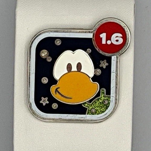 Disney Club Penguin 1.6 Exclusive App Pin Penguin Face Android Glitter Disney Club Penguin 1.6 Exclusive App Pin Penguin Face Android Glitter
