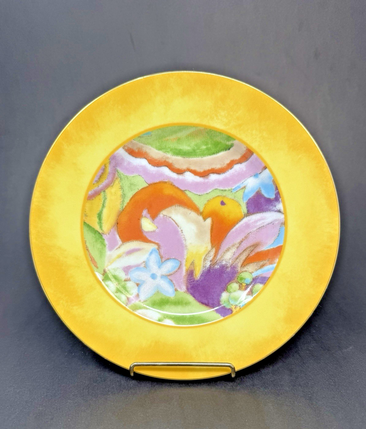 Laure Japy Aquarelle Salad Plate Limoges France 8.75 inch Laure Japy Aquarelle Salad Plate Limoges France 8.75 inch
