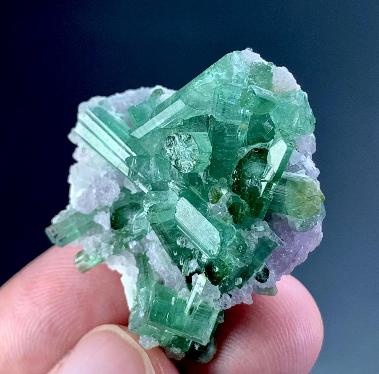61 Carat Tourmaline Crystal Specimen From Afghanistan 61 Carat Tourmaline Crystal Specimen From Afghanistan