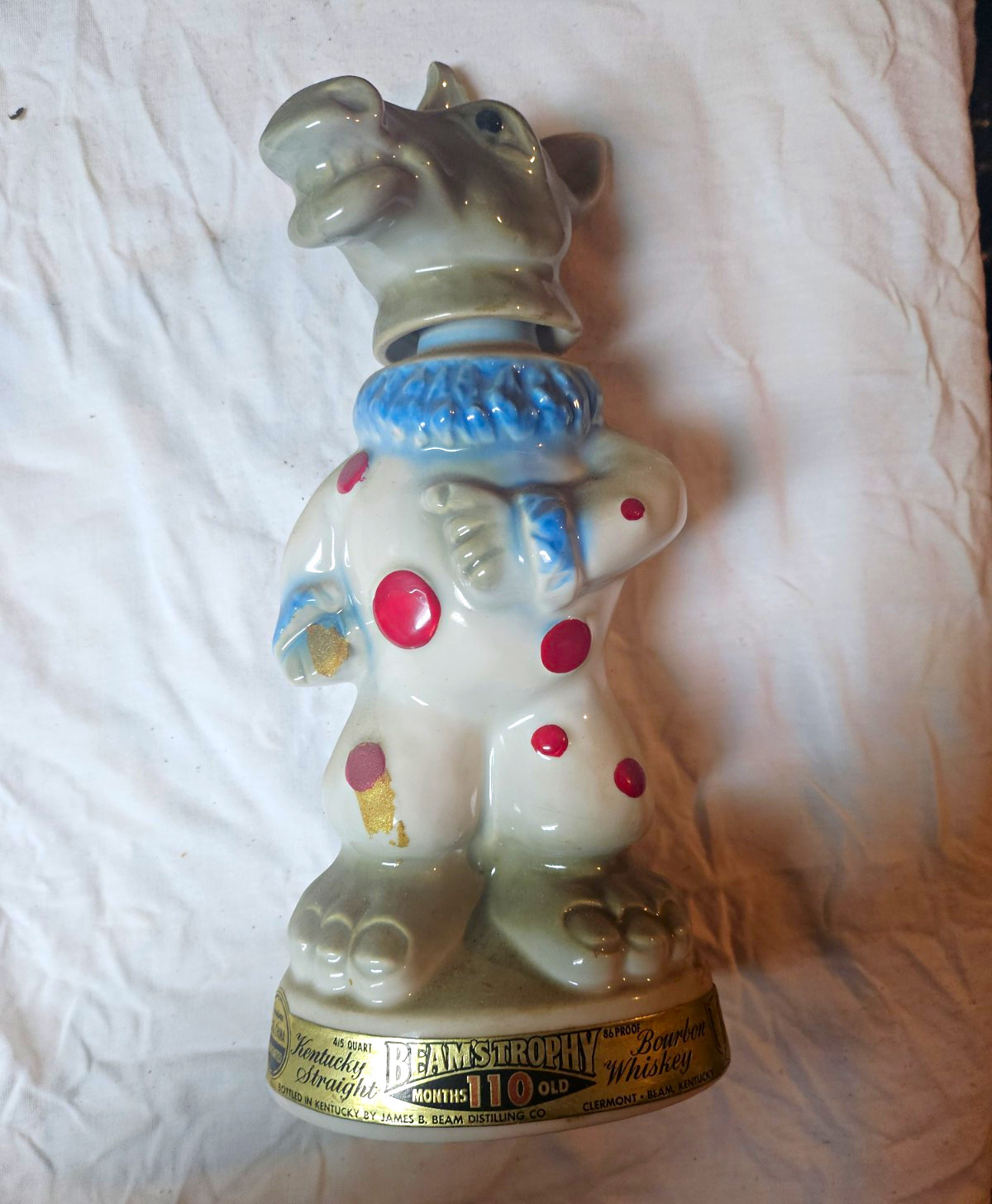 Vintage 1968 Jim Beam Democratic Donkey Clown Political Decanter Regal China 145 Vintage 1968 Jim Beam Democratic Donkey Clown Political Decanter Regal China 145