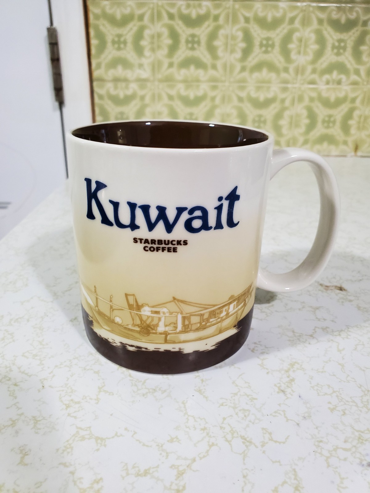 Kuwait Starbucks Coffee Mug Global Icon Collectors Series 16oz 2011