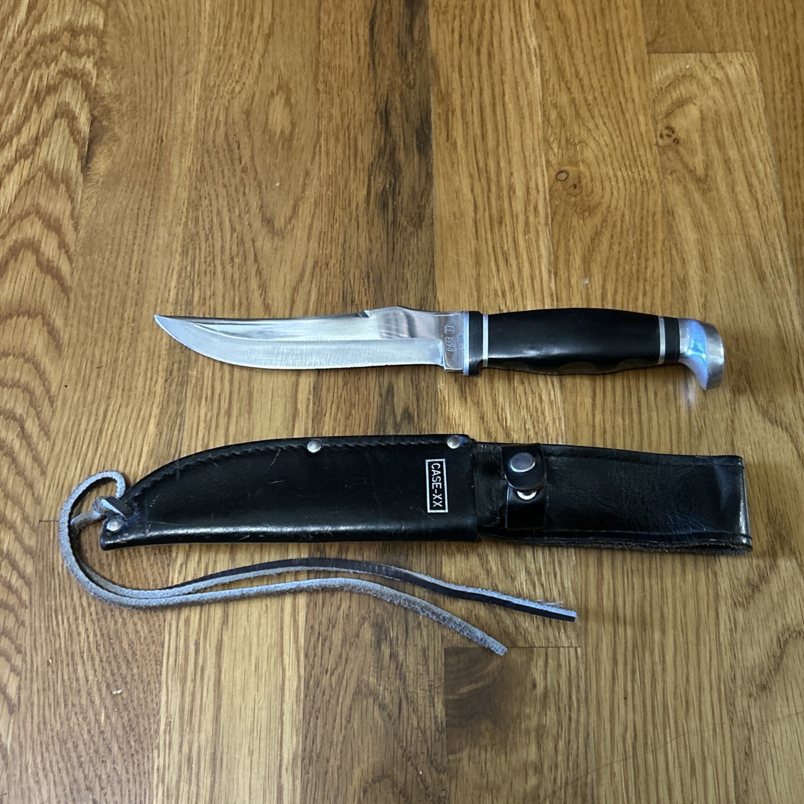 Vintage 1965-69 Case XX 223-6 Hunting Knife Leather Sheath Vintage 1965-69 Case XX 223-6 Hunting Knife Leather Sheath