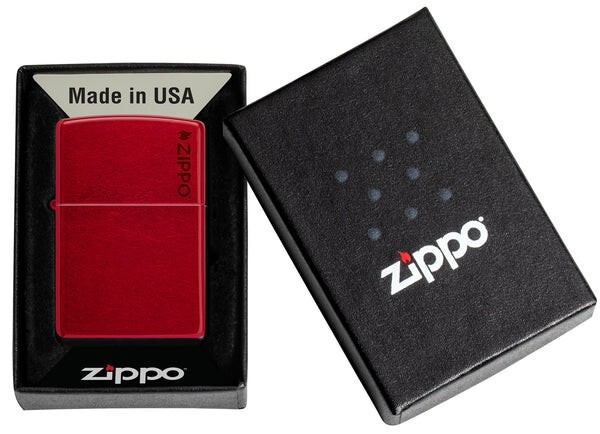 Zippo Classic Candy Apple Translucent Zippo Logo 21063ZL Zippo Classic Candy Apple Translucent Zippo Logo 21063ZL