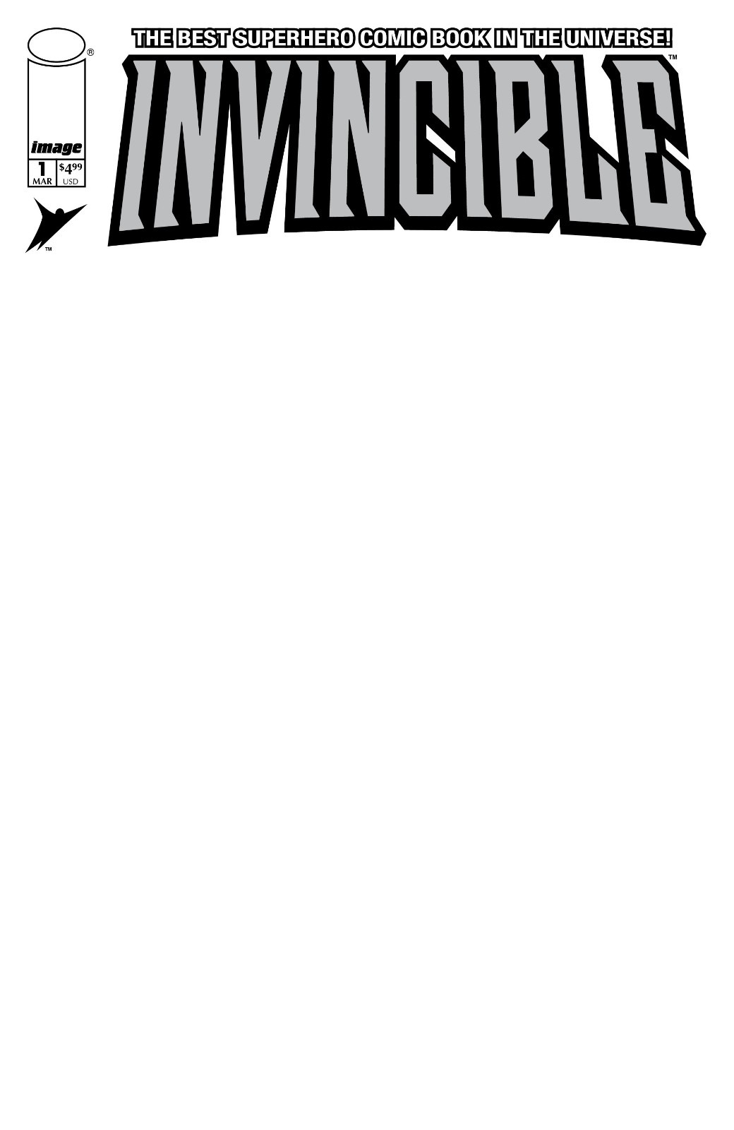 ๐FOIL๐ INVINCIBLE #1 (2026 REPRINT)(BLANK/SKETCH VARIANT) COMIC BOOK ๐FOIL๐ INVINCIBLE #1 (2026 REPRINT)(BLANK/SKETCH VARIANT) COMIC BOOK