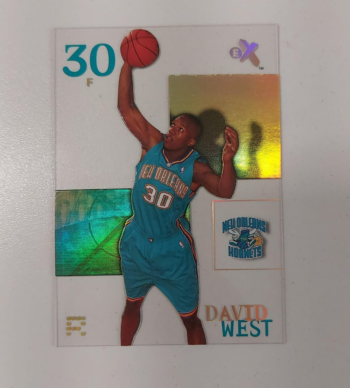 2003-04 E-X #81 David West X - Essential Credentials Now #/81