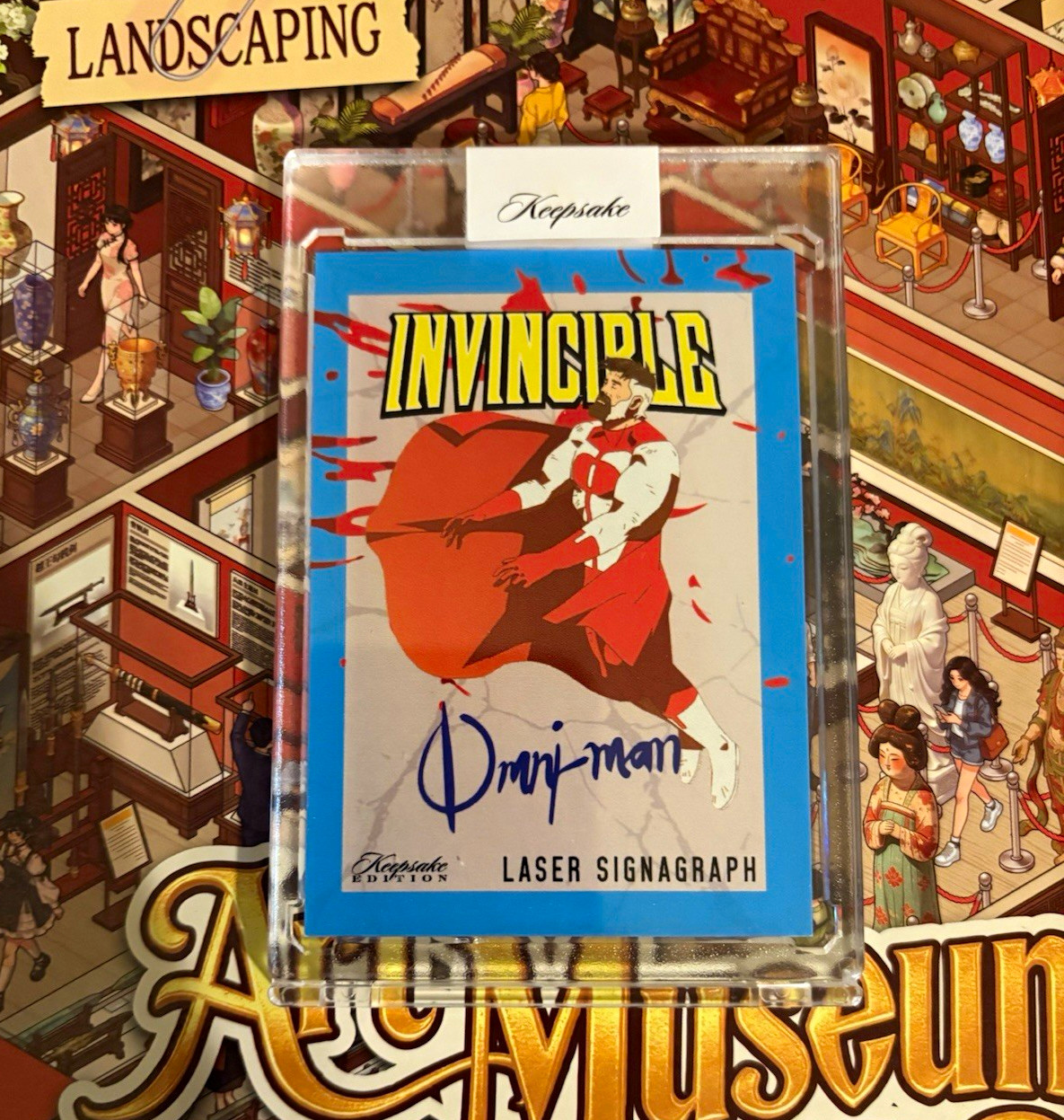 2026 Invincible Keepsake Omni-Man Laser Signagraph Auto Card #319 21/25