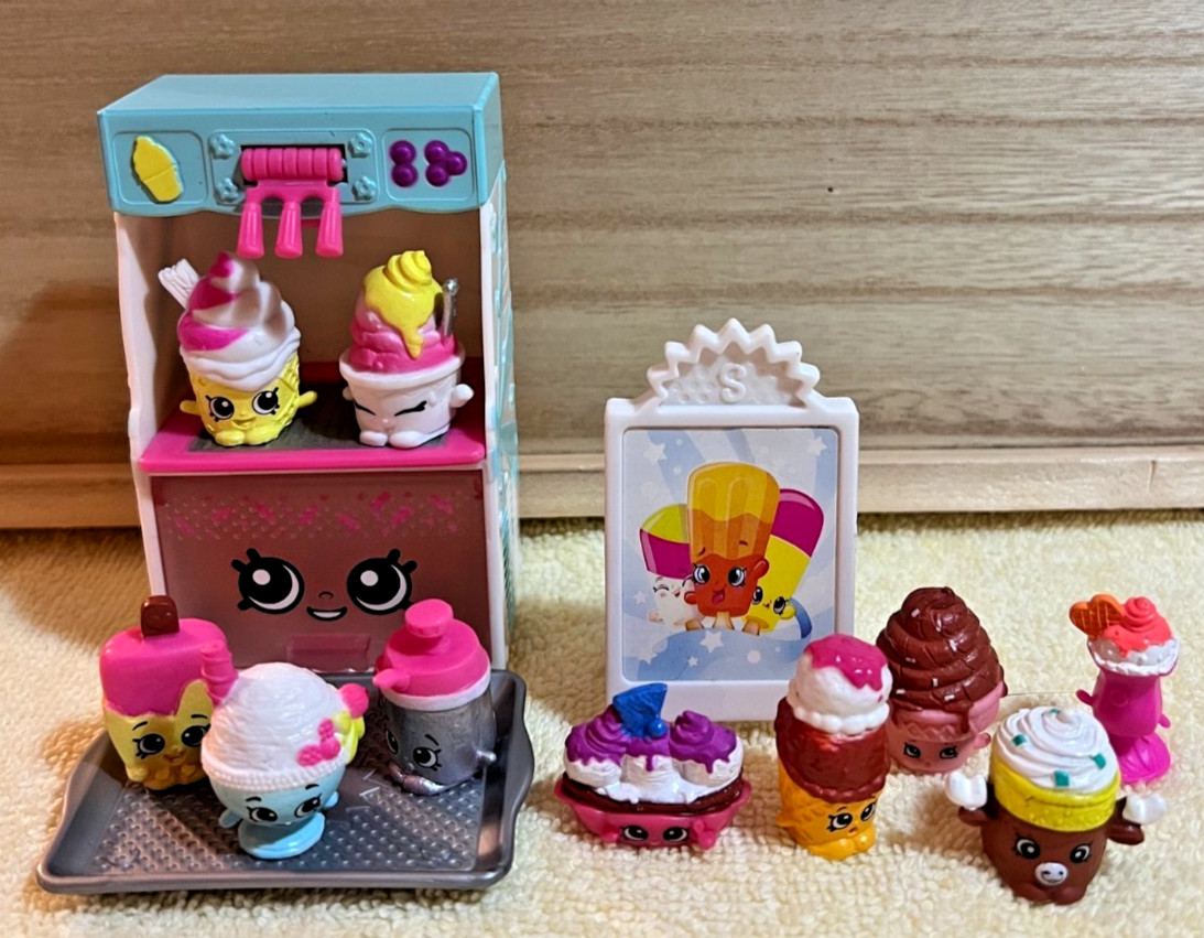 MIXED LOT of SHOPKINS & Accessories - as pictured COOL & CREAMY Partial Set +