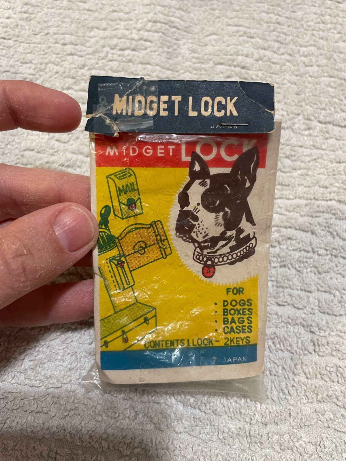 VTG Midget Lock with Small 2 Keys Open Package As seen VTG Midget Lock with Small 2 Keys Open Package As seen